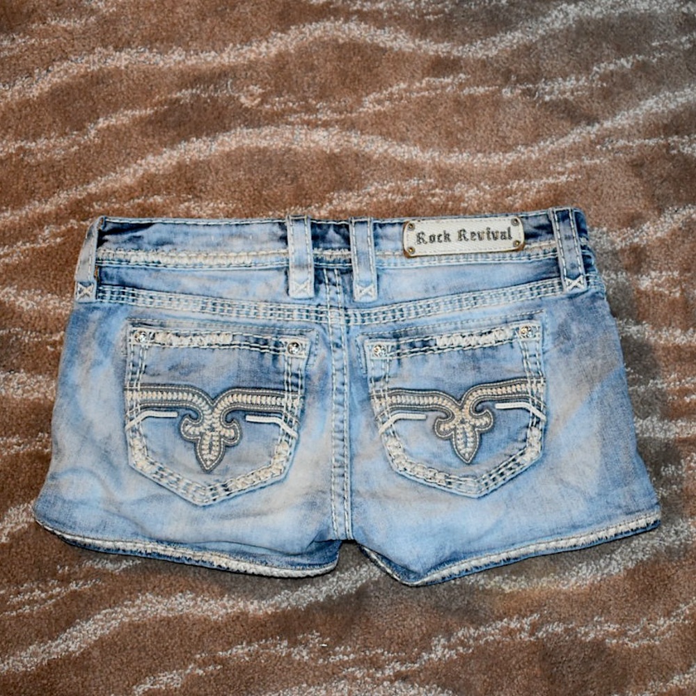 Rock revival Jean shorts